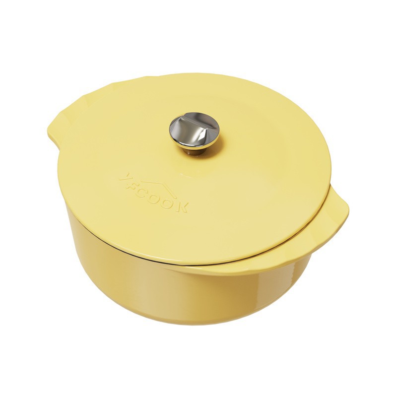 Enamel Cast Iron Pot With Lid factory