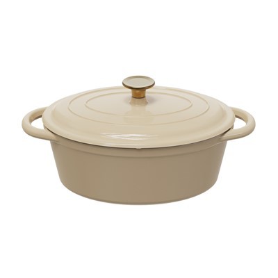 Popty Iseldireg Enamel Hirgrwn